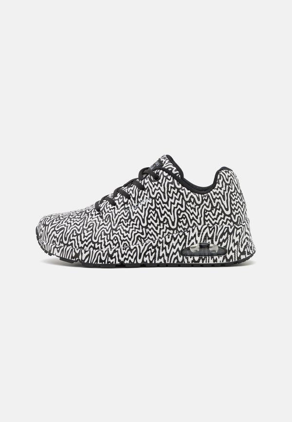 Skechers UNO - Trainers - black/white
