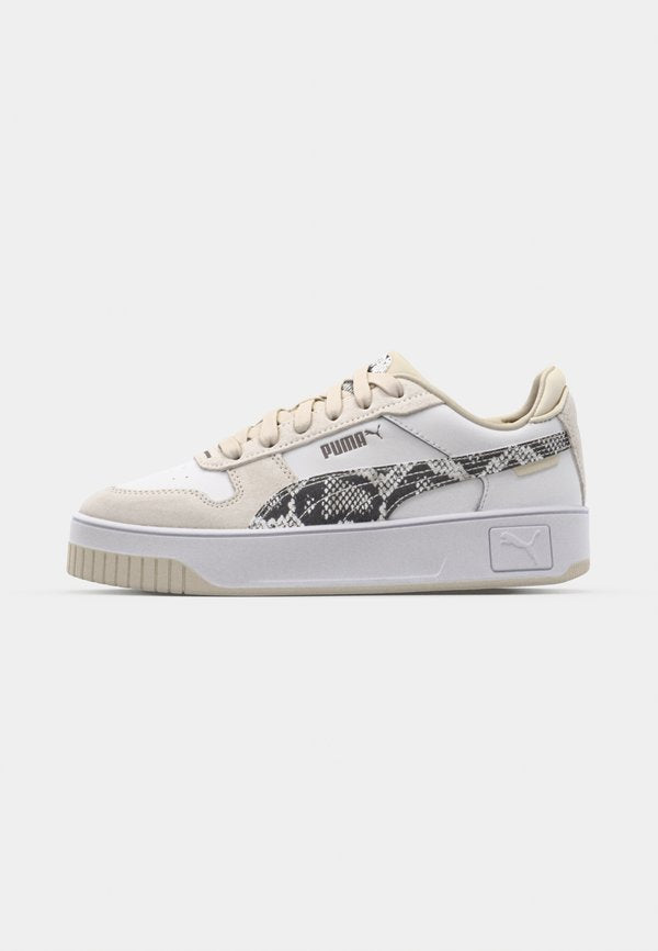Puma CARINA STREET SNAKE CHIC - Trainers - white/alpine snow