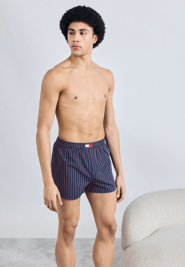 Tommy Hilfiger 3 PACK HERITAGE LOGO WOVEN BOXER SHORTS - Boxer shorts - pink/raspberry juice