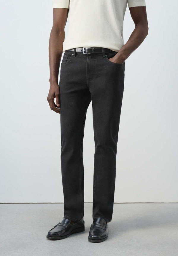 Mango ADULT - Jeans Tapered Fit - black denim