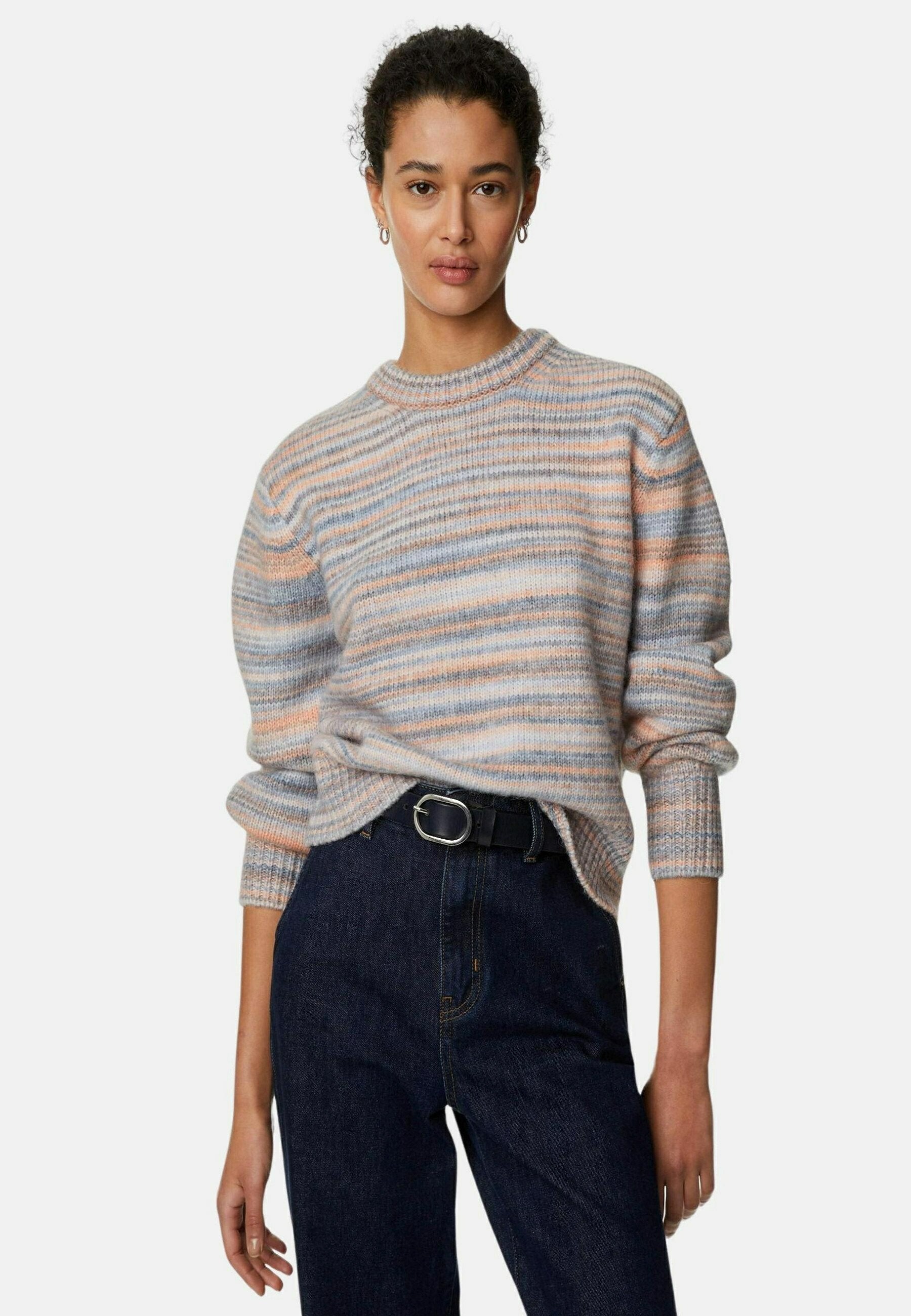 Marks & Spencer BRUSHED SPACE DYE CREW