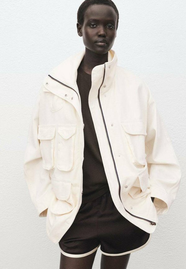 Mango Short coat - off-white