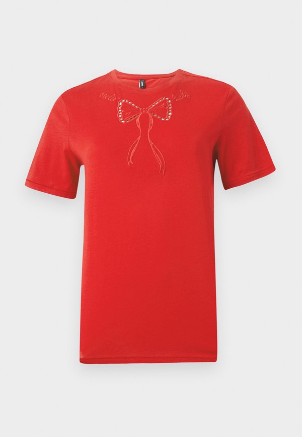ONLY ONLFLY LIFE BOX - Print T-shirt - barbados cherry