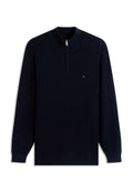 PLUS TEXTURED HALF-ZIP MOCK NECK JUMPER Media 1
