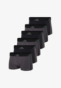 adidas Sportswear 6ER PACK  - Trunks - schwarz   grau