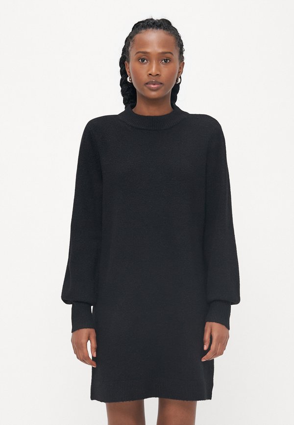 Vero Moda Petite VMBESTI MINI DRESS  - Jumper dress - black