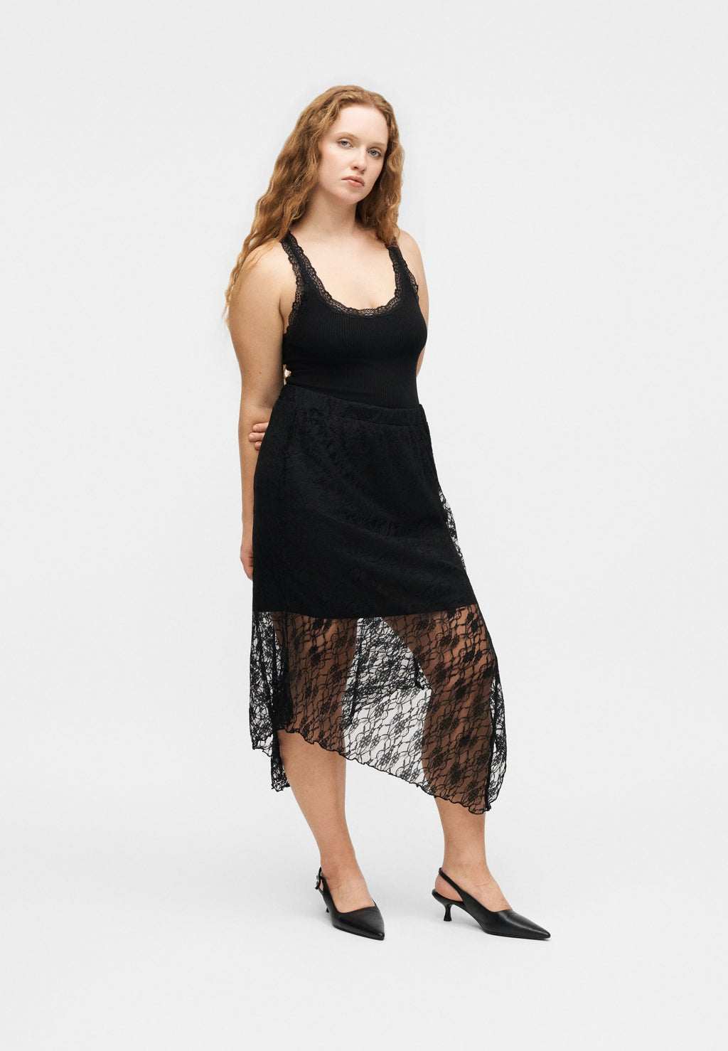 ONLY Carmakoma CARCARNE ASSYMETRIC SKIRT