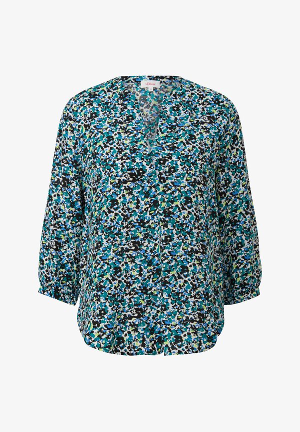 s.Oliver ALL OVER - Blouse - schwarz