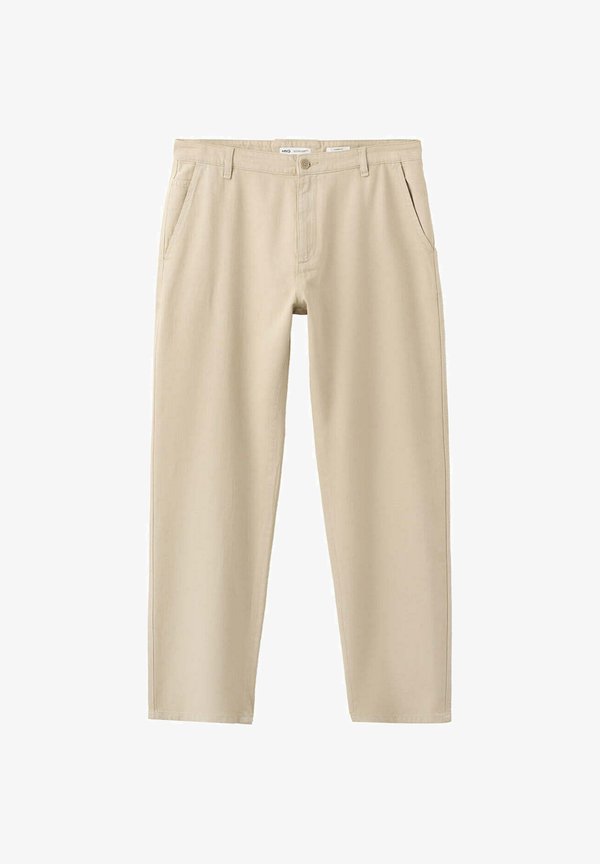 Mango ADULT - Straight leg jeans - beige