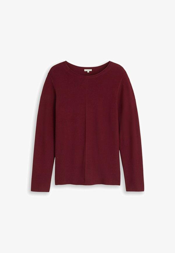 TOM TAILOR Jumper - preppy plum
