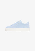 Tommy Hilfiger SUEDE METALLIC LOGO CUPSOLE TRAINERS - Trainers - breezy blue