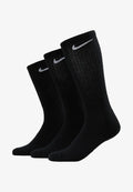 Nike Performance EVERYDAY CUSH CREW 3 PACK - Sports socks - black/white