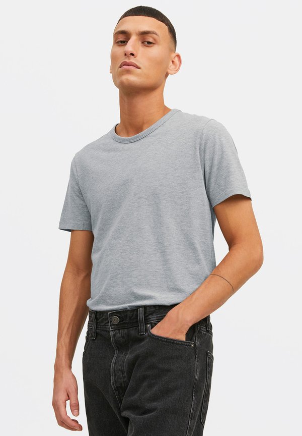Jack & Jones 3 PACK O-NECK - Basic T-shirt - grey
