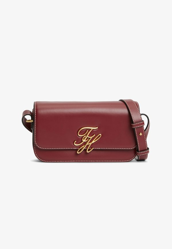 Tommy Hilfiger Cross body bag - velvet maroon