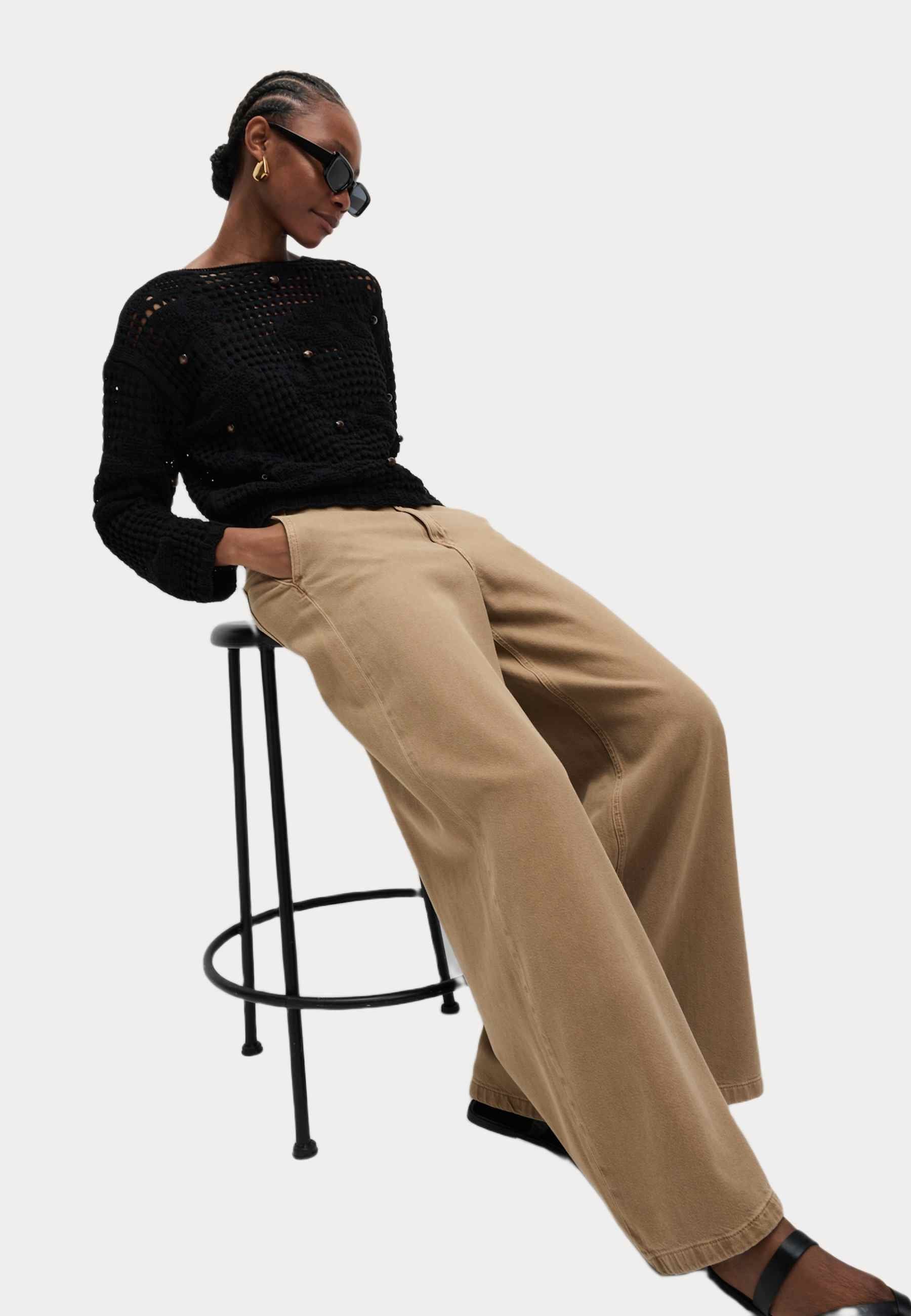 Marks & Spencer  OPEN STITCH CROPPED