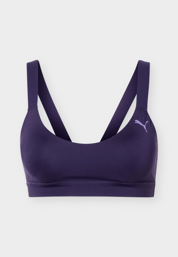 Puma SUNDAY BLISS BRA LOW - Light support sports bra - deep plum