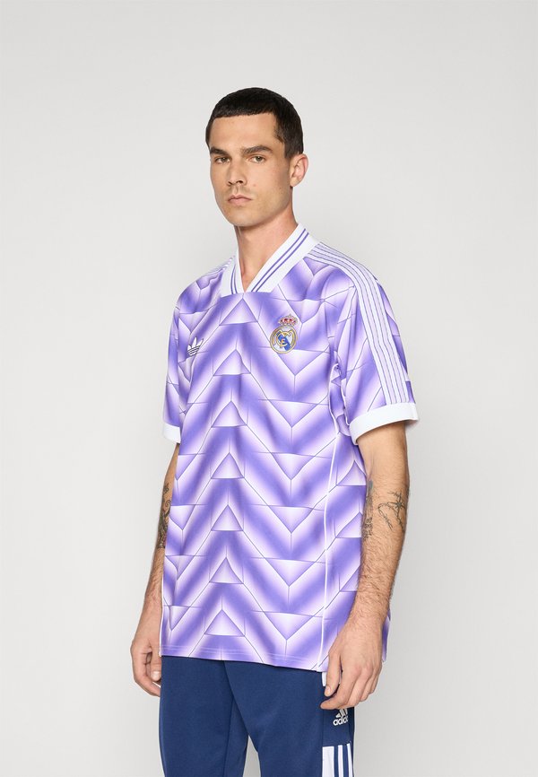 adidas Performance REAL MADRID LFSTLR JERSEY - Club wear - purple rush/white