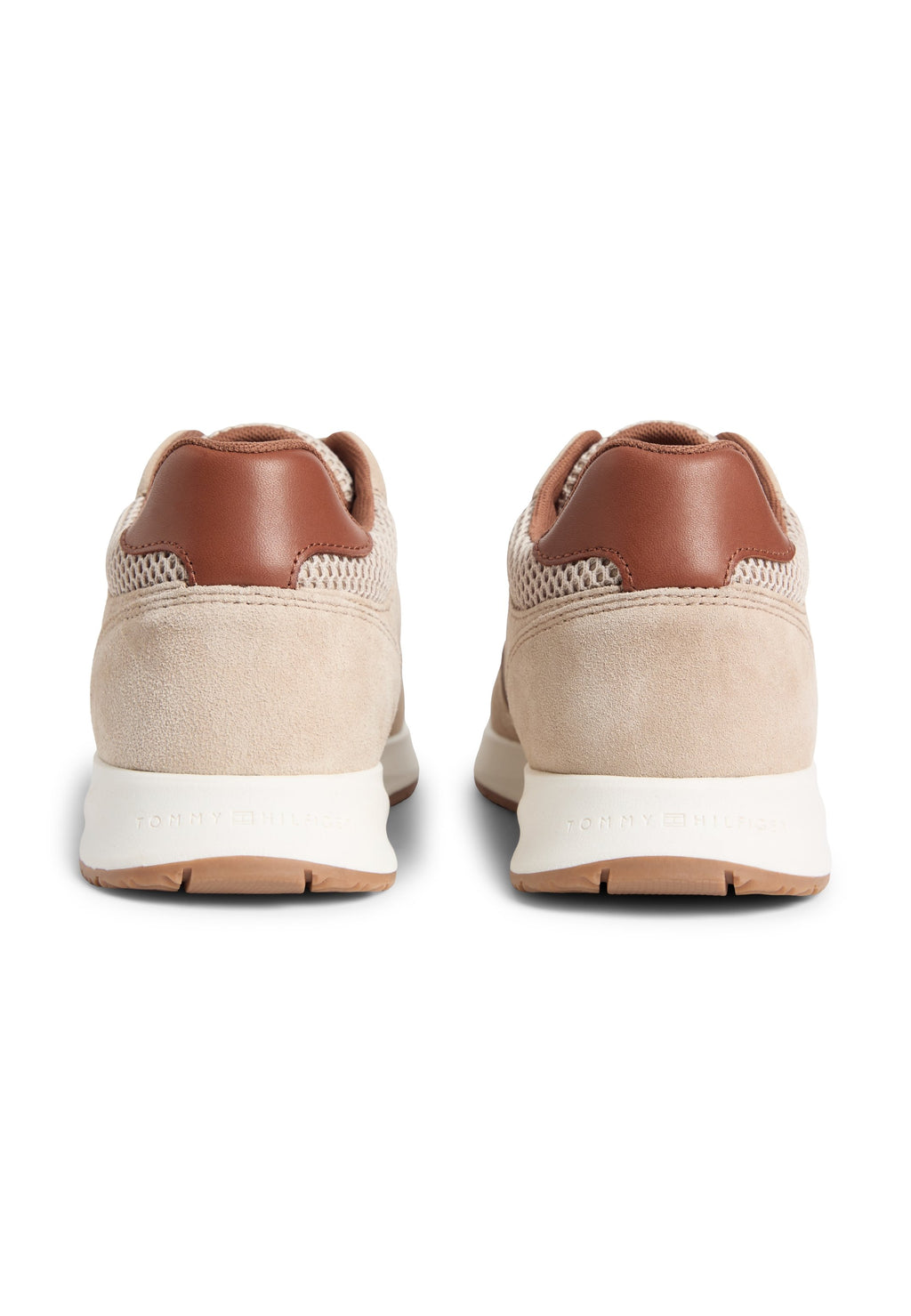 Tommy Hilfiger SUEDE MIXED TEXTURE FINE CLEAT TRAINERS
