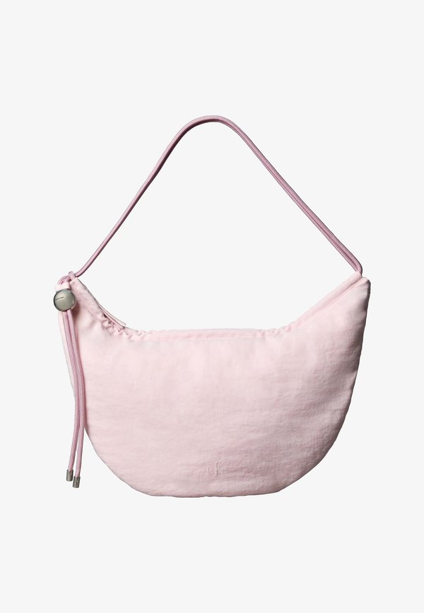 Calvin Klein SMALL HOBO BAG - Handbag - cradle pink