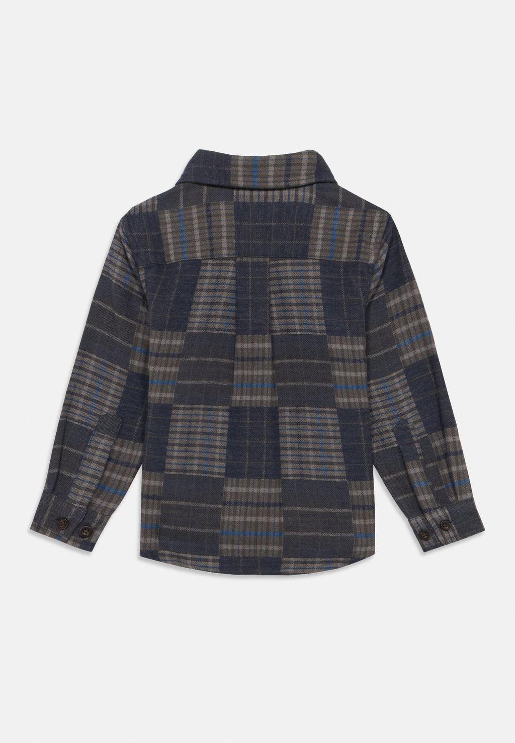 Les Deux KENT PATCHWORK CHECK SHIRT UNISEX