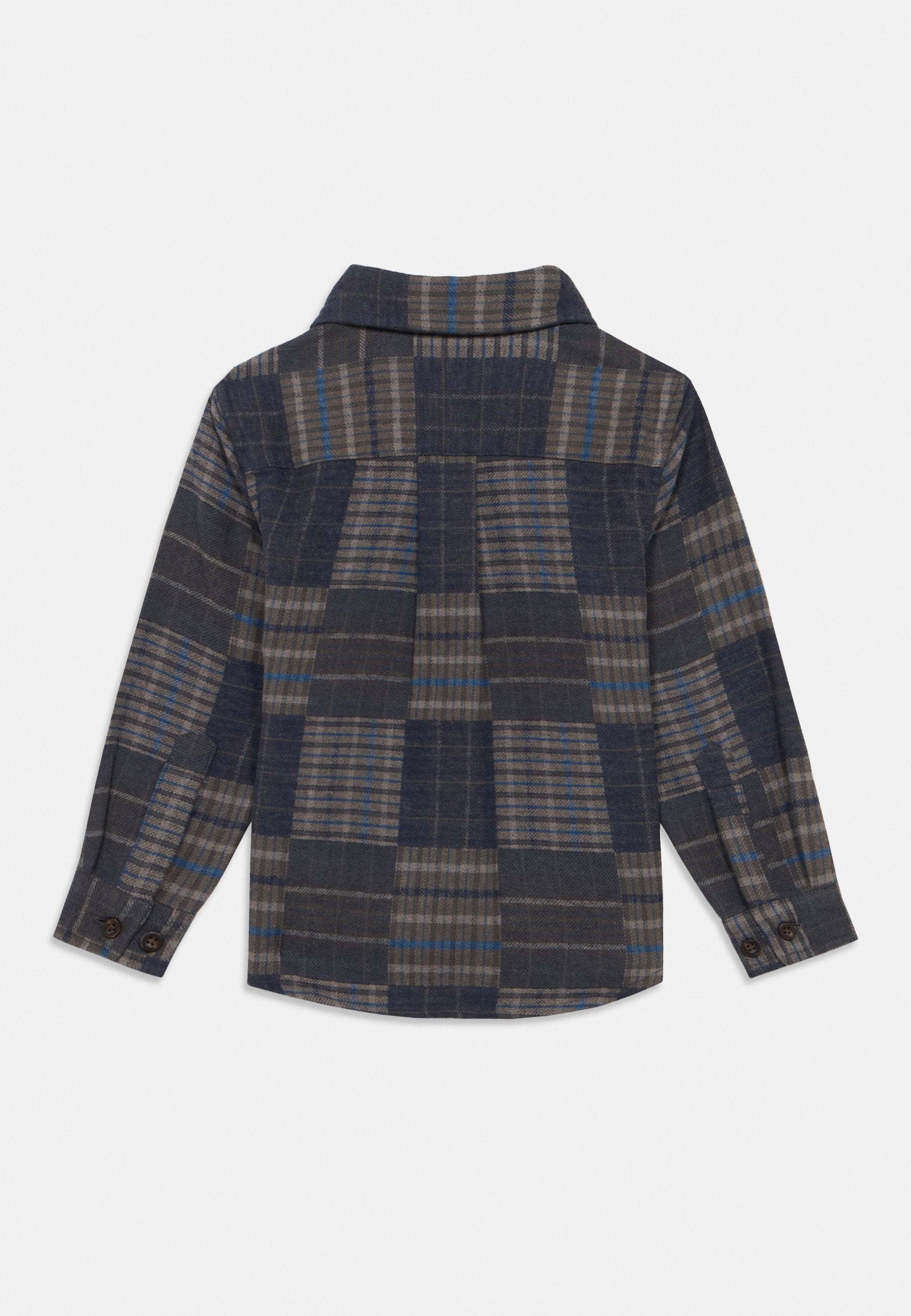 Les Deux KENT PATCHWORK CHECK SHIRT UNISEX