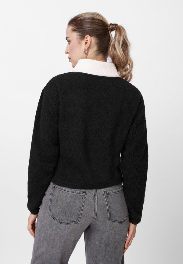 Even&Odd TEDDY QUARTER-ZIP SWEATER