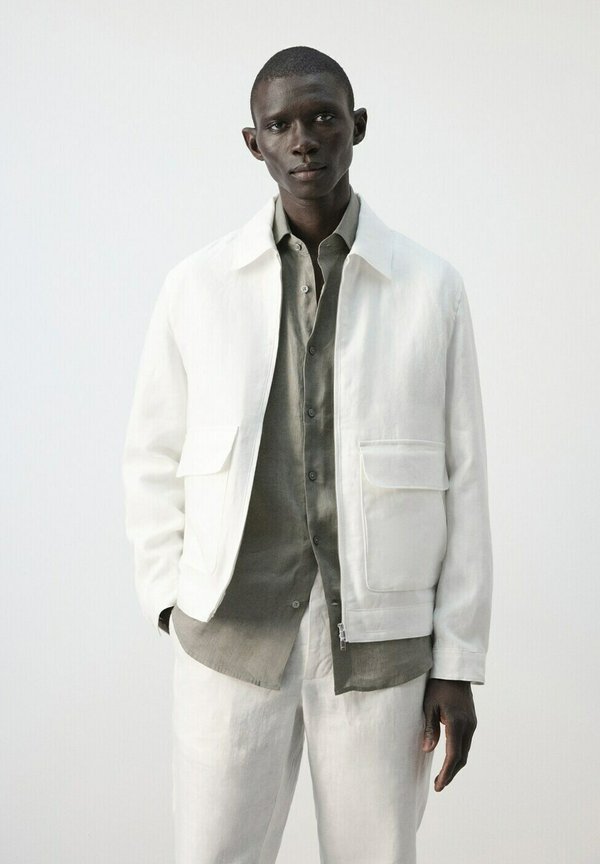 Mango Light jacket - white