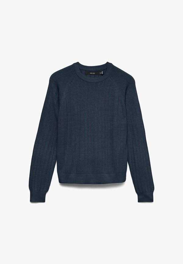 Vero Moda Knitted VMNEWLEX Knitted - Jumper - navy blazer