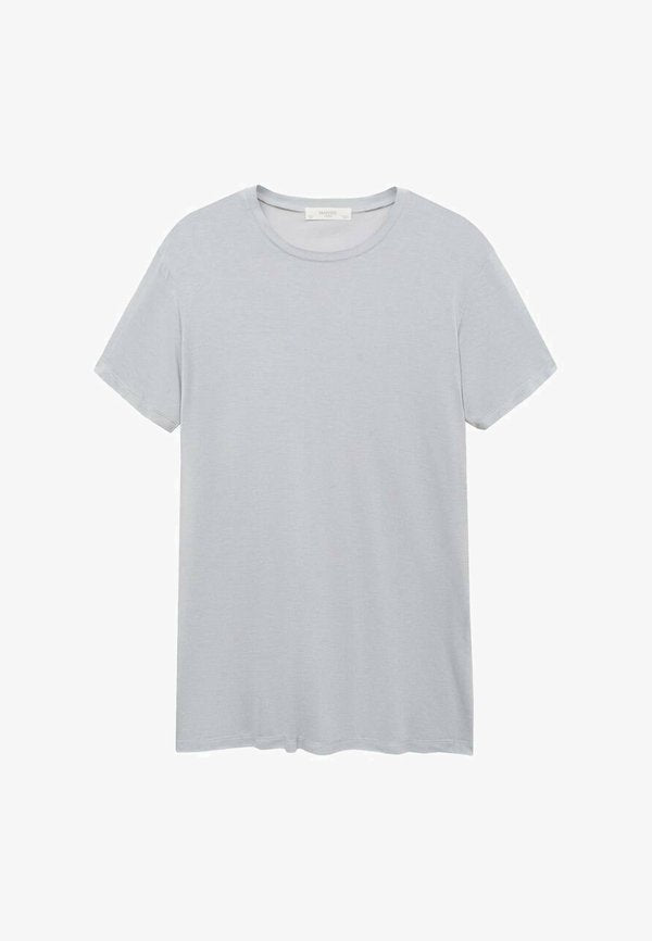 Mango Basic T-shirt - light grey
