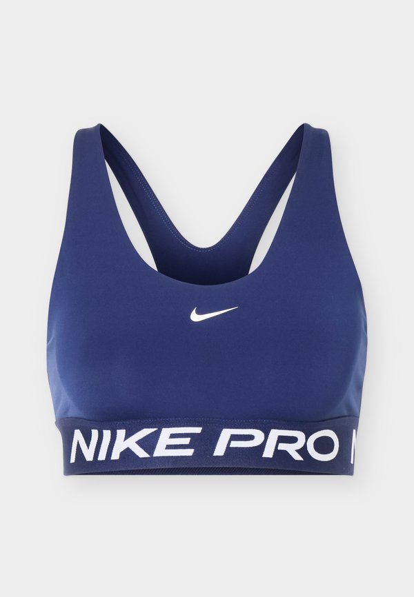 Nike Performance 365 BRA - Medium support sports bra - midnight navy/white