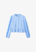 Mango ADULT - Button-down blouse - blue