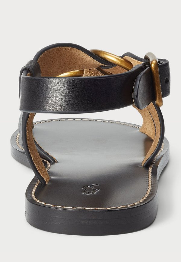 Polo Ralph Lauren DOUBLE O-RING LEATHER SANDAL