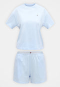 Tommy Hilfiger SOLID SHORT - Pyjama set - sweet blue