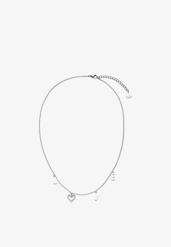 s.Oliver LOVE - Necklace - silver-coloured
