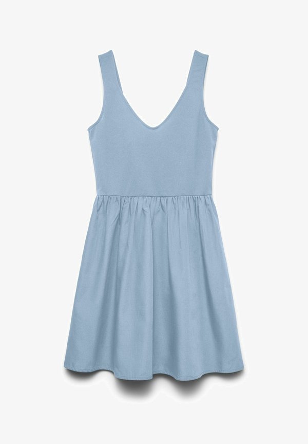Vero Moda VMVALLY Short - Day dress - cashmere blue