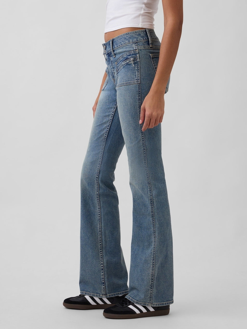 GAP LONG AND LEAN OLVERA ZIP POCKETS