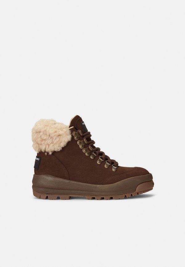 Polo Ralph Lauren SHEARLING TRIM SUEDE HIKING BOOT