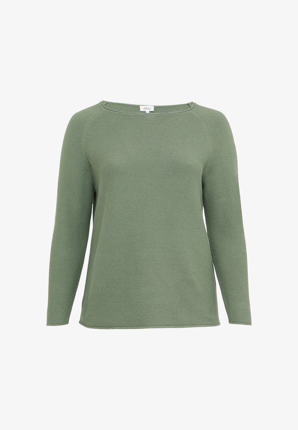 s.Oliver Jumper - helles olivgrün