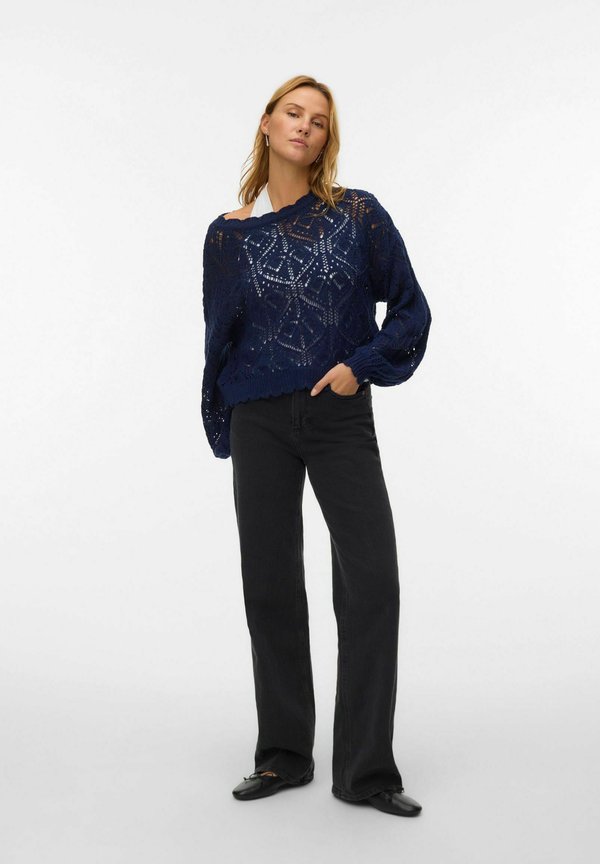 Vero Moda VMFIOLA - Jumper - naval academy