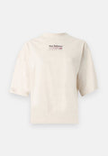 New Balance TRACKSIDE RELAXED - Print T-shirt - beige