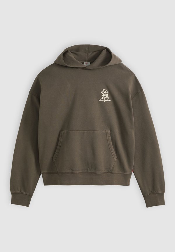 Levi's® TWO HORSE BOXY - Hoodie - music city vinyl 2 coffee