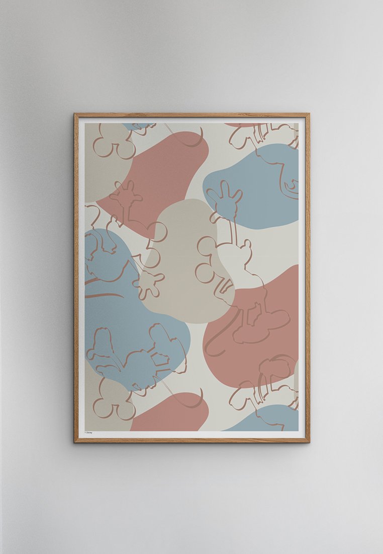 Disney BROWN MICKEY OUTLINE