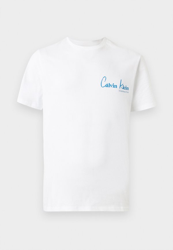 Calvin Klein Jeans GRAPHICS - Print T-shirt - bright white