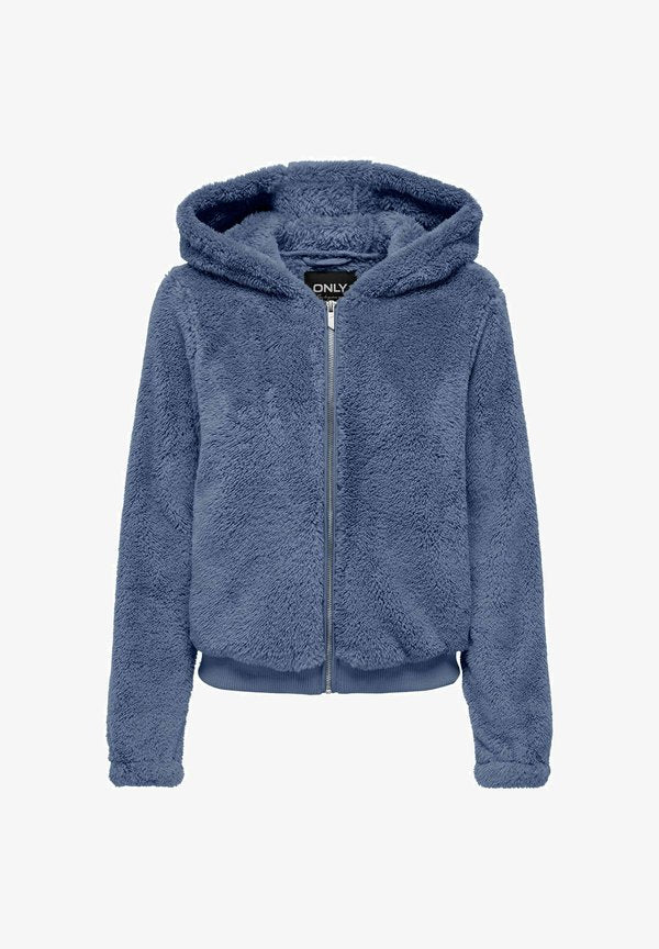 ONLY ONLNEWANNA - Fleece jacket - vintage indigo