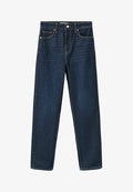 Mango Straight leg jeans - dark blue