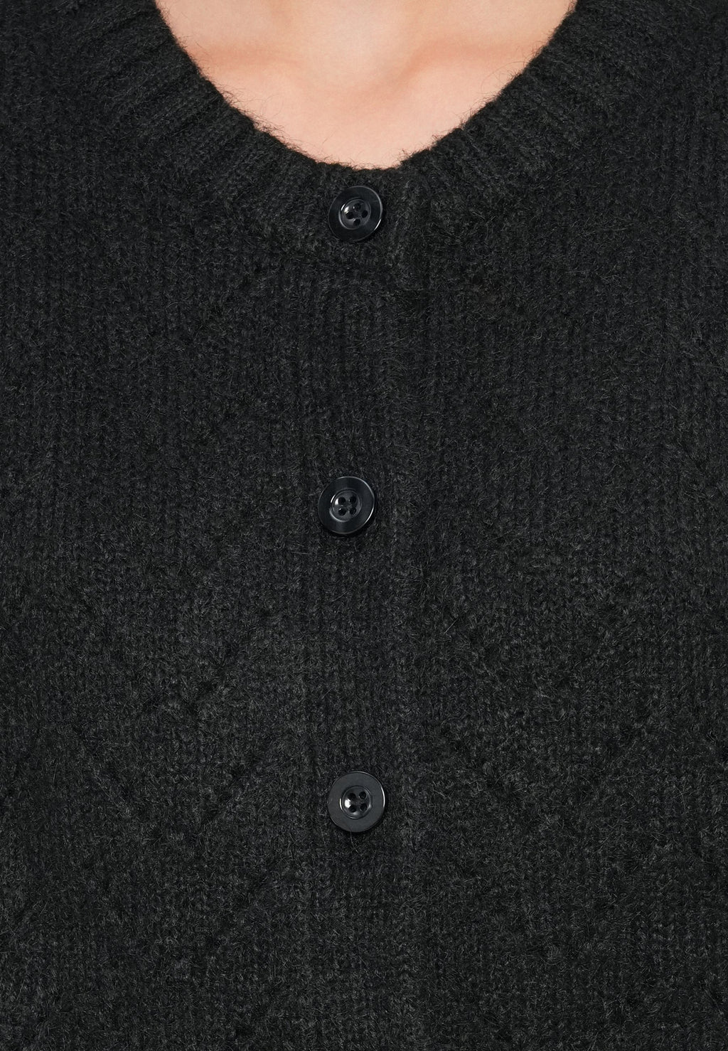 GAP FUZZY TEXTURE CARDI