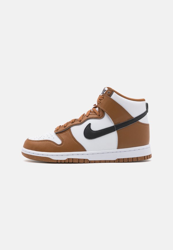Nike Sportswear DUNK HIGH NEXT NATURE - High-top trainers - light british tan/black/white