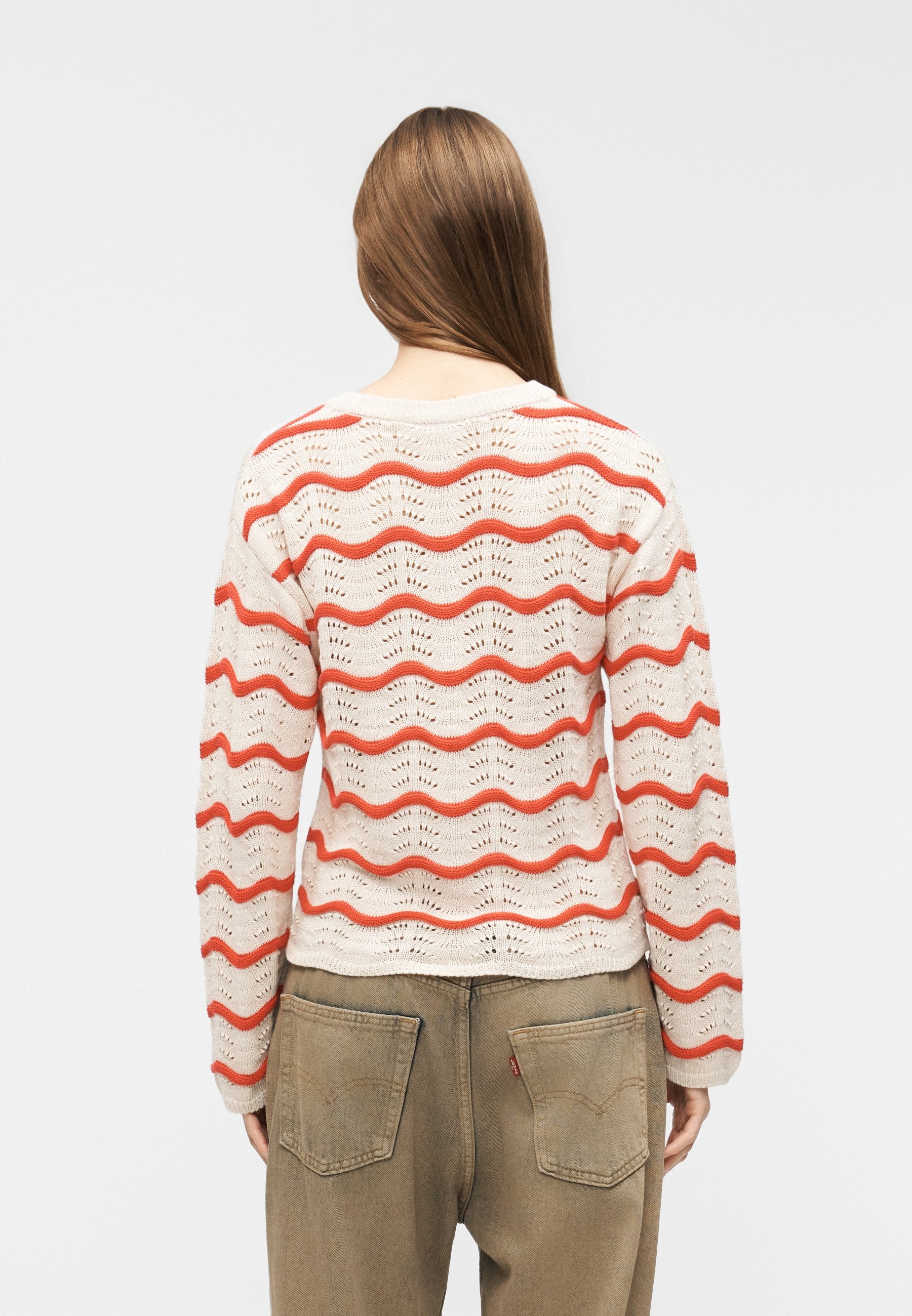 VILA Knitted VIWAVE Round neck