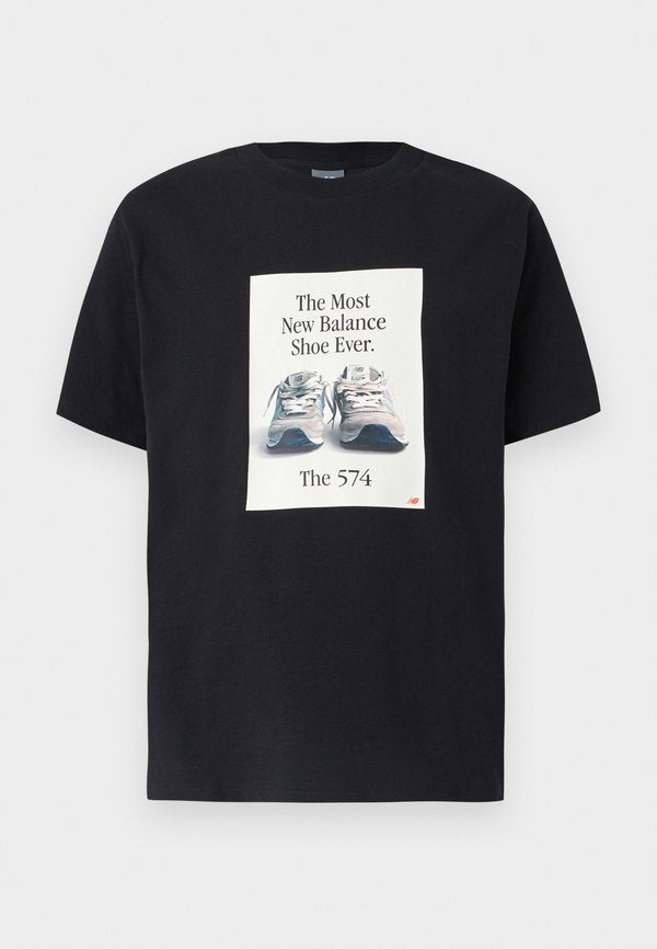 New Balance 574 AD - Print T-shirt - black
