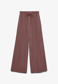 Vero Moda Wide-leg VMVILJA High waist Velvet - Trousers - rose brown